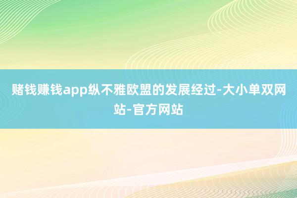 赌钱赚钱app纵不雅欧盟的发展经过-大小单双网站-官方网站