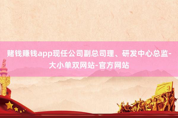 赌钱赚钱app现任公司副总司理、研发中心总监-大小单双网站-官方网站