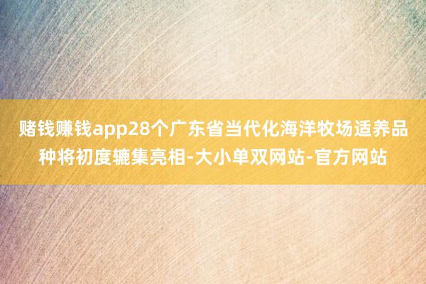 赌钱赚钱app28个广东省当代化海洋牧场适养品种将初度辘集亮相-大小单双网站-官方网站