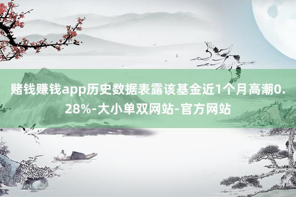 赌钱赚钱app历史数据表露该基金近1个月高潮0.28%-大小单双网站-官方网站