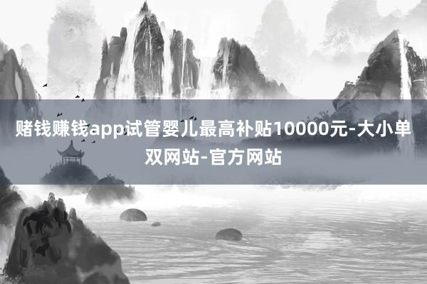 赌钱赚钱app试管婴儿最高补贴10000元-大小单双网站-官方网站